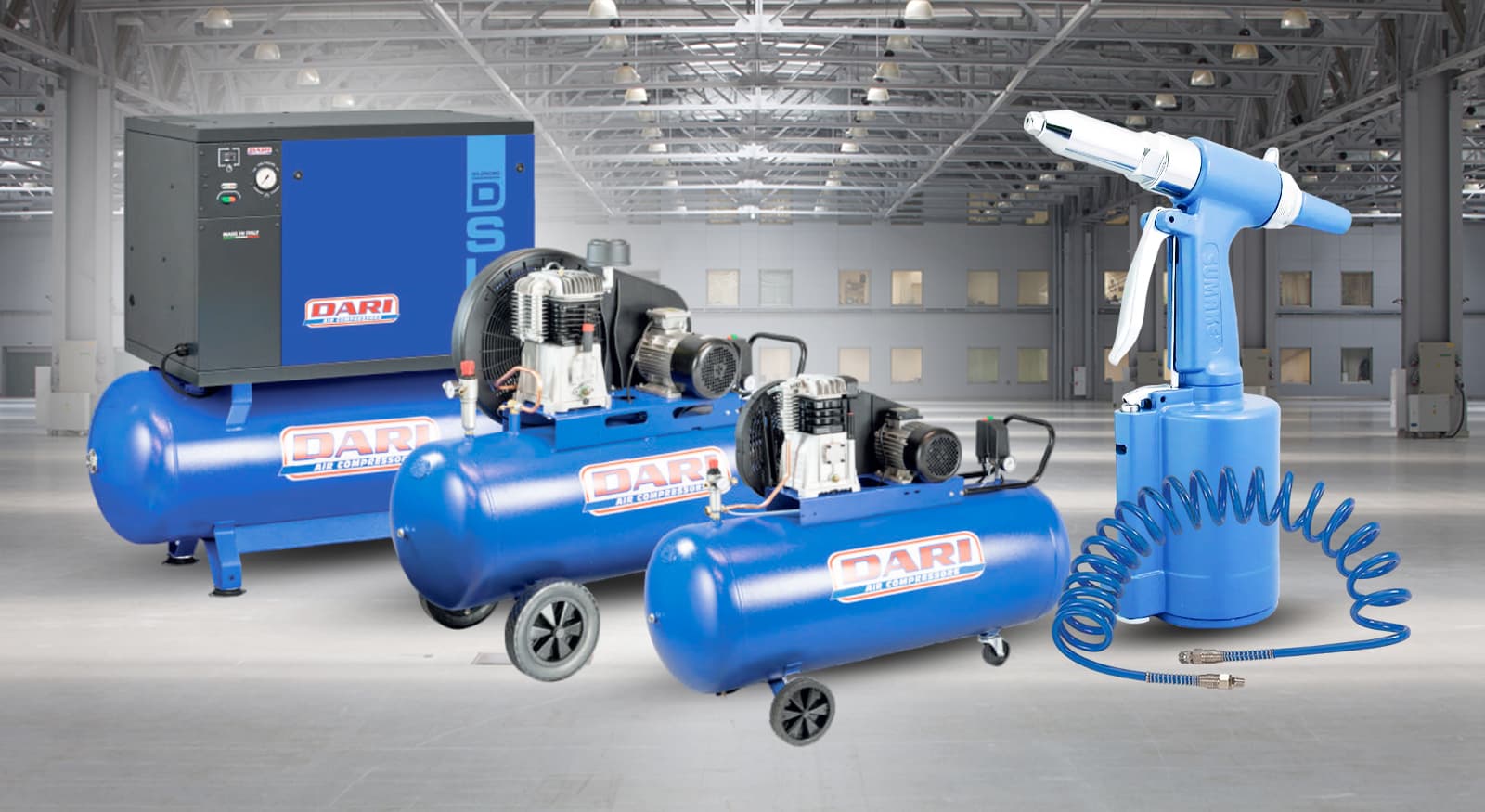 Air compressors & pneumatic tools