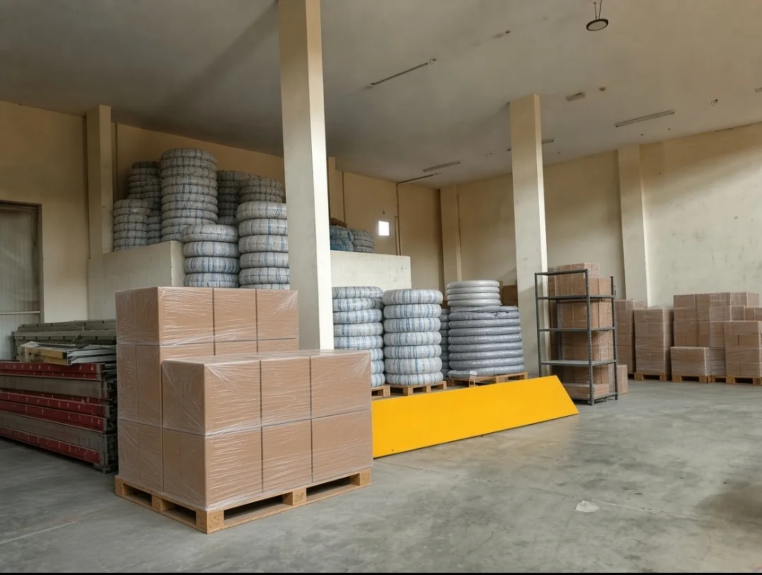 Hose coils and palletised stock