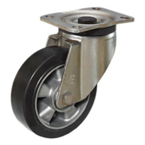 ELASTIC RUBBER CASTER WHEEL