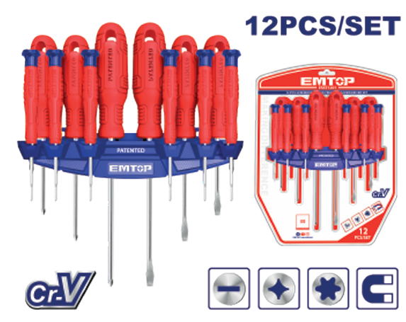 12 Pcs screwdriver and precision screw driver set