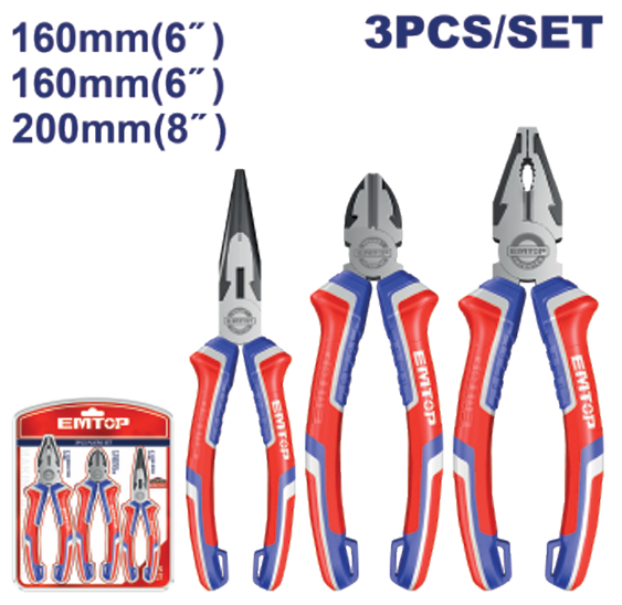 3 Pcs pliers set