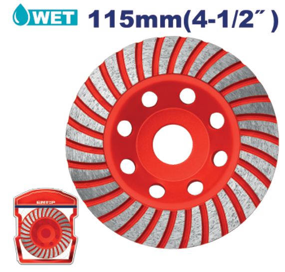 Diamond cup wheels